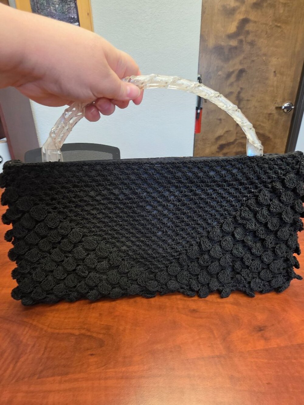 Vintage Crochet Hand Bag
